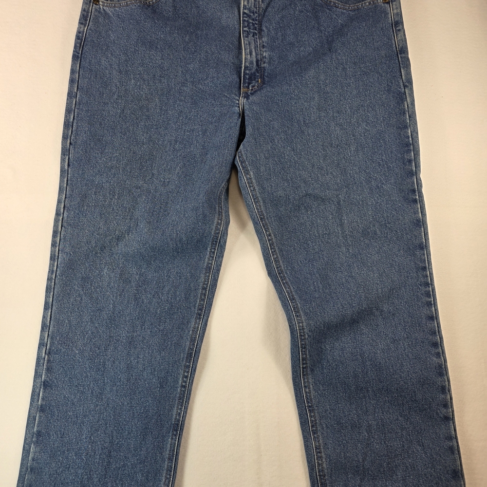 Carhartt B16 STW 42x30 Traditional Fit Blue Denim Work Jeans USA Style